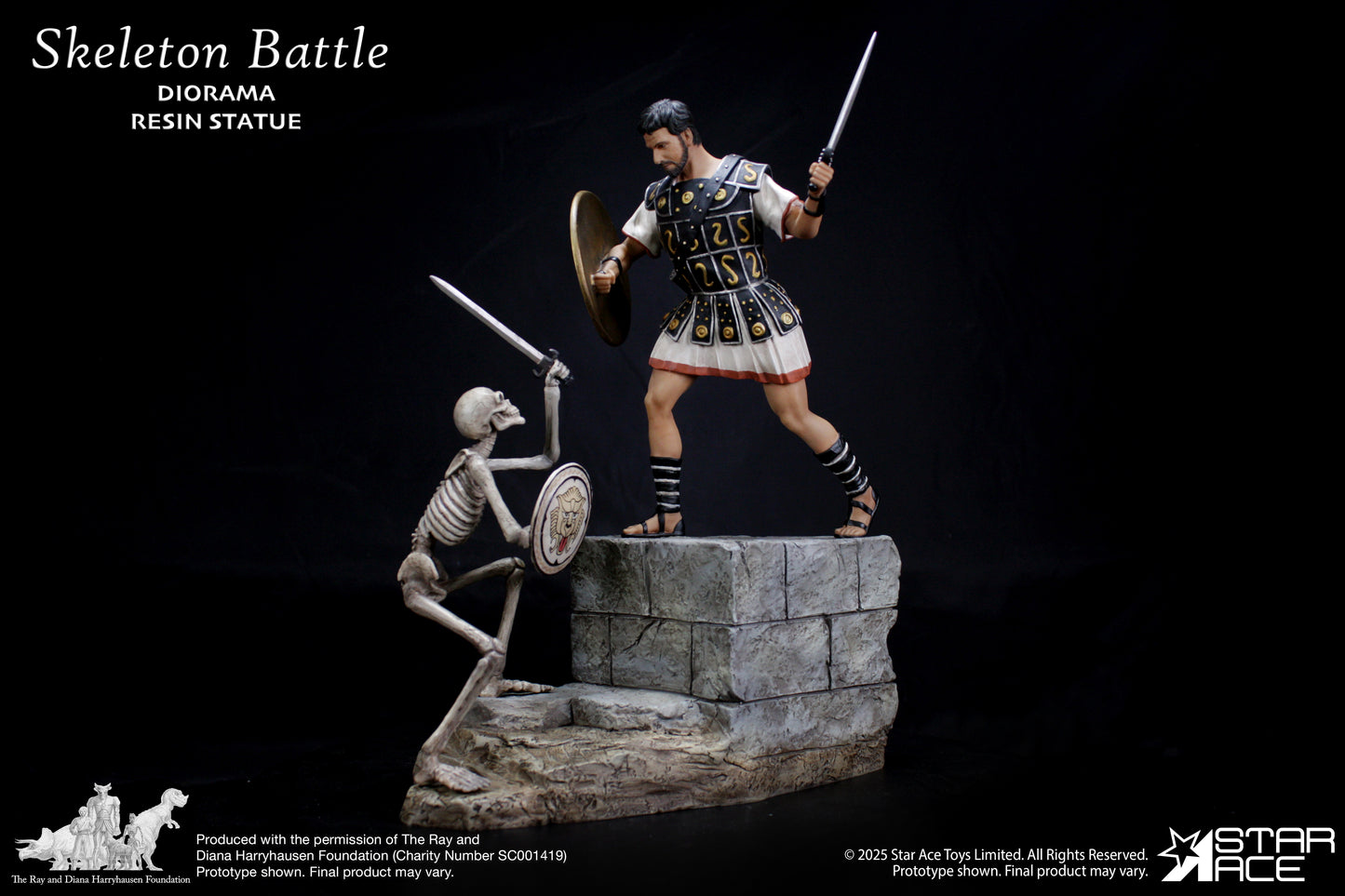 PRE ORDER – 1/8 SKELETON BATTLE DIORAMA RESIN STATUE
