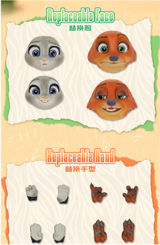 PRE ORDER – ZOOTOPIA SERIES-NICK WILDE JUDY HOPPS