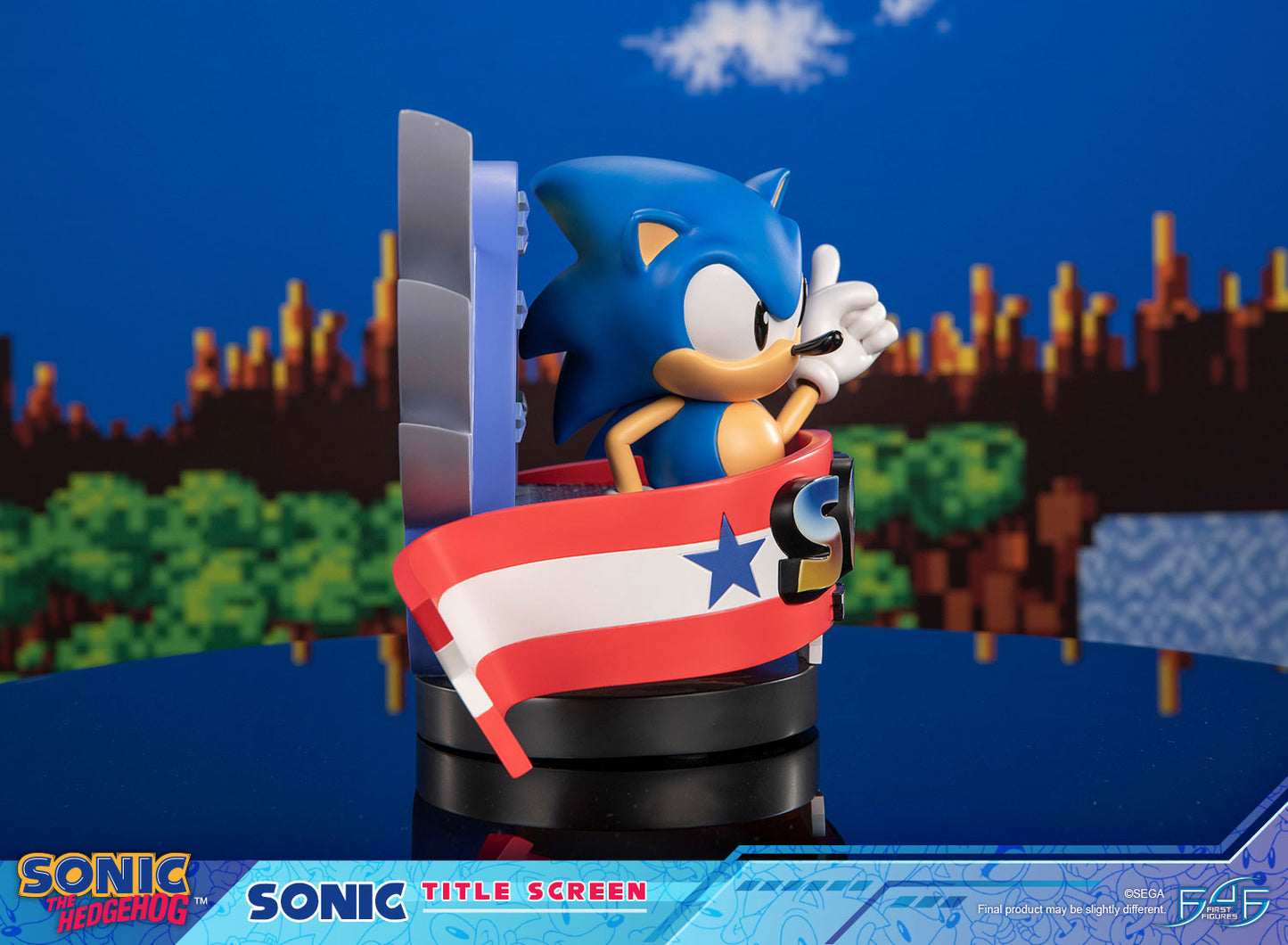 PRE ORDER – SONIC THE HEDGEHOG - SONIC TITLE SCREEN