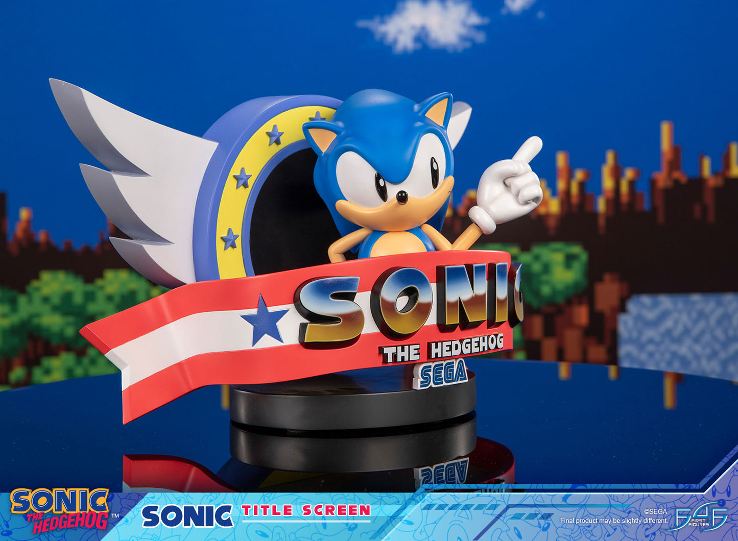 PRE ORDER – SONIC THE HEDGEHOG - SONIC TITLE SCREEN
