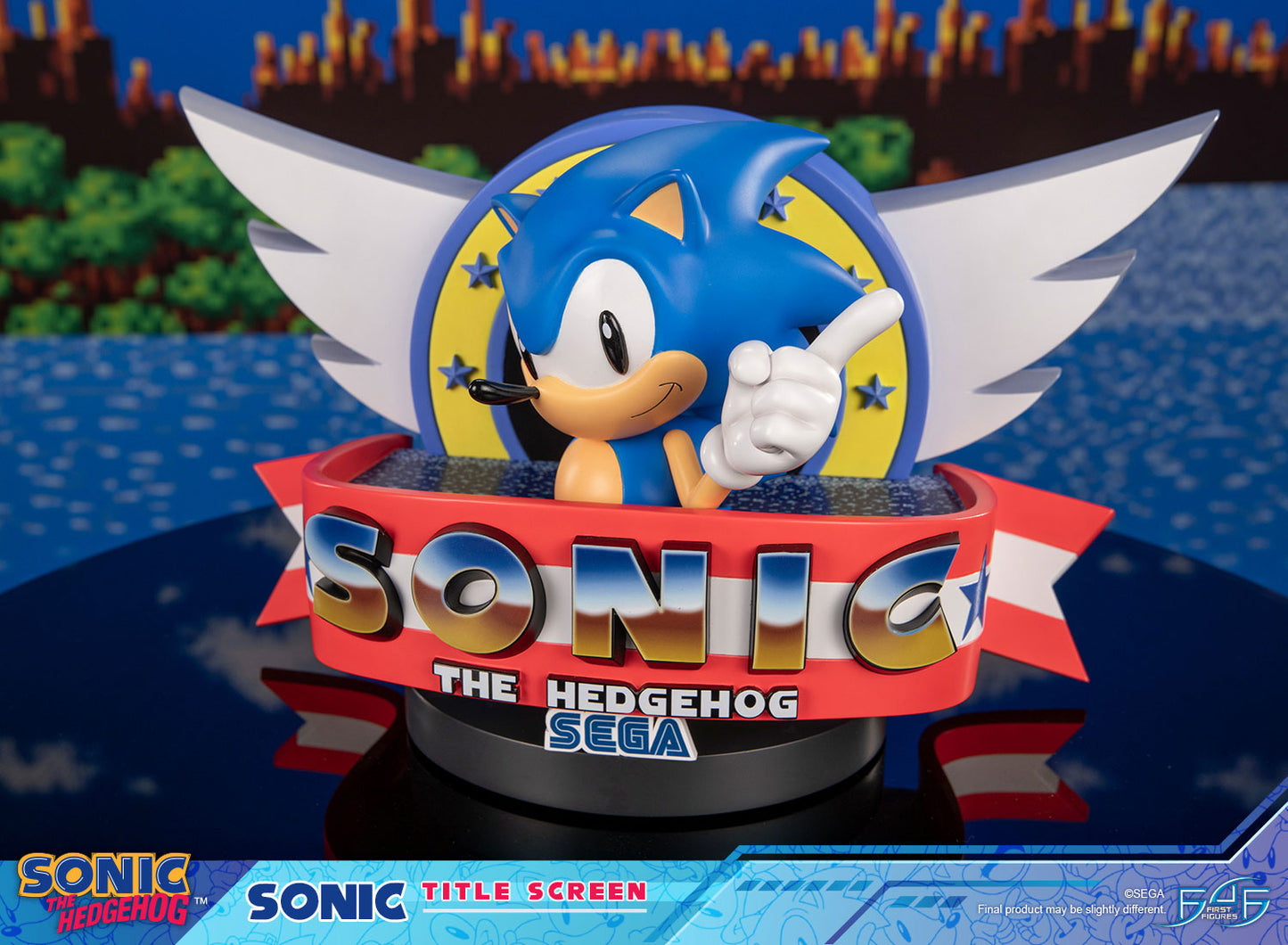 PRE ORDER – SONIC THE HEDGEHOG - SONIC TITLE SCREEN