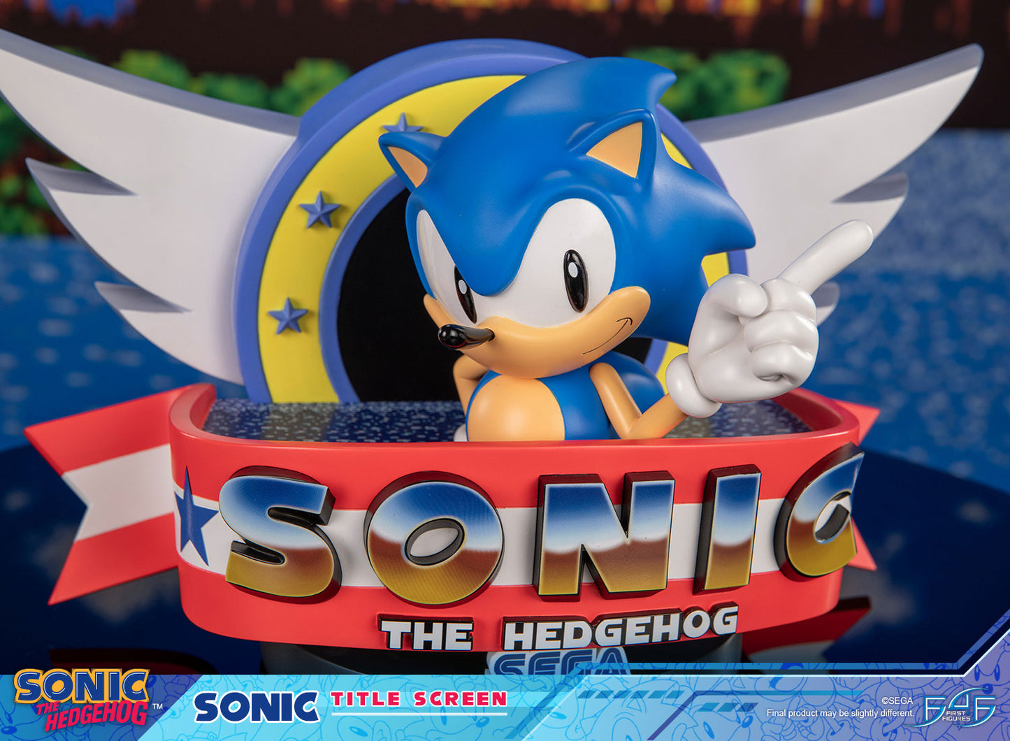 PRE ORDER – SONIC THE HEDGEHOG - SONIC TITLE SCREEN