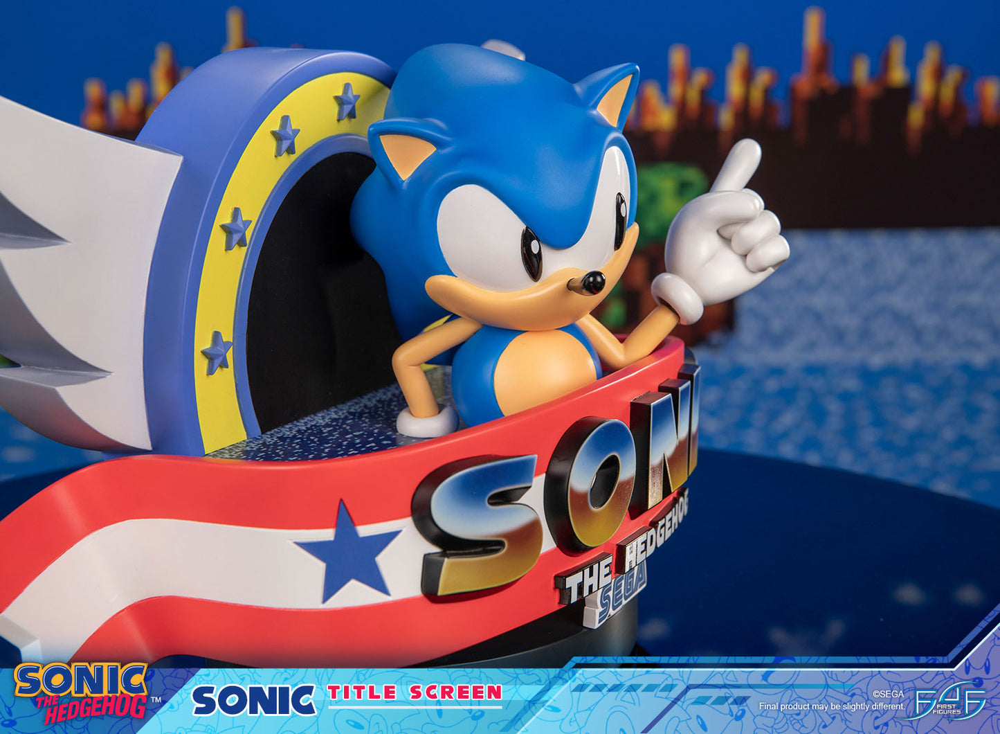 PRE ORDER – SONIC THE HEDGEHOG - SONIC TITLE SCREEN