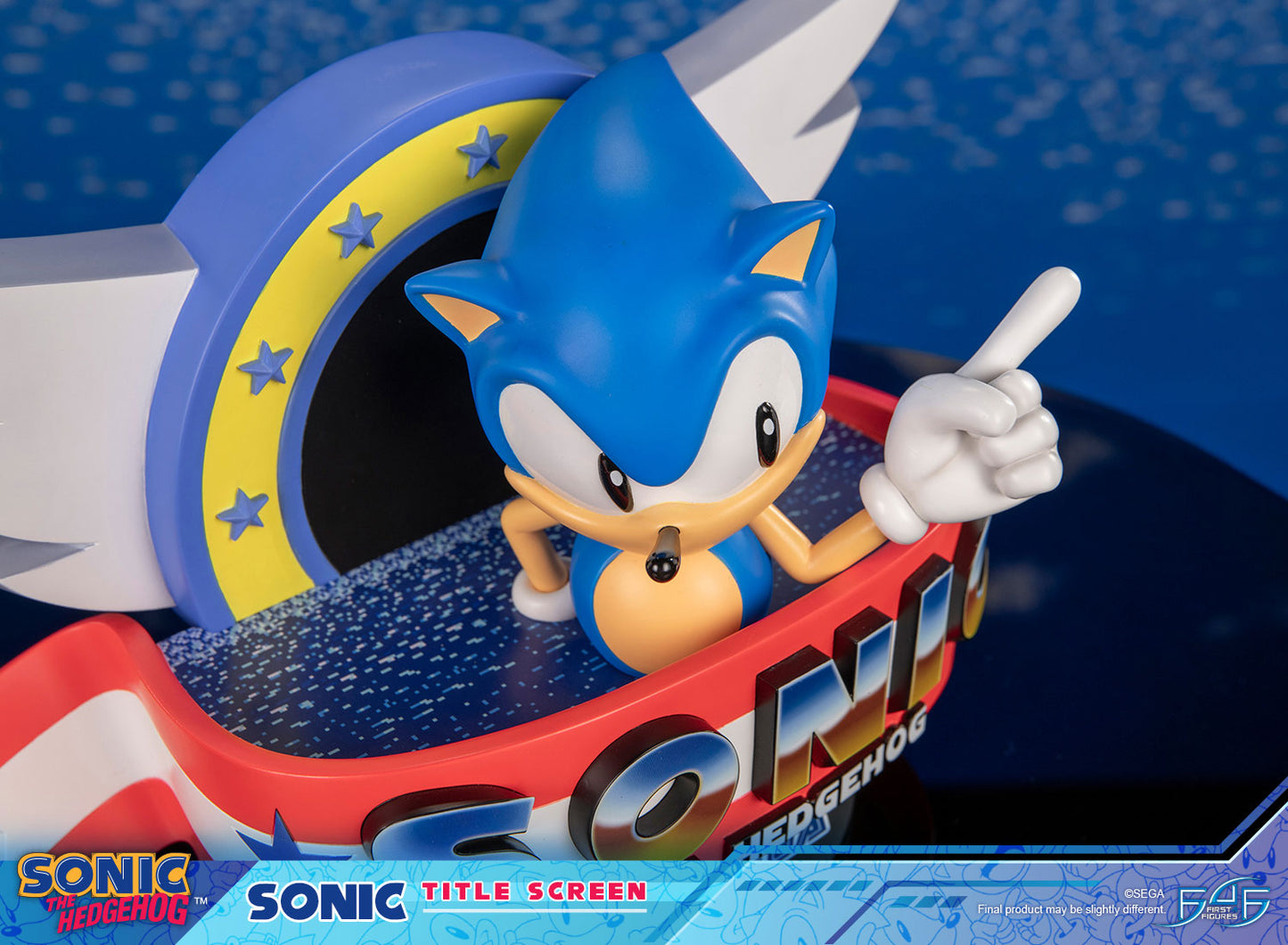 PRE ORDER – SONIC THE HEDGEHOG - SONIC TITLE SCREEN