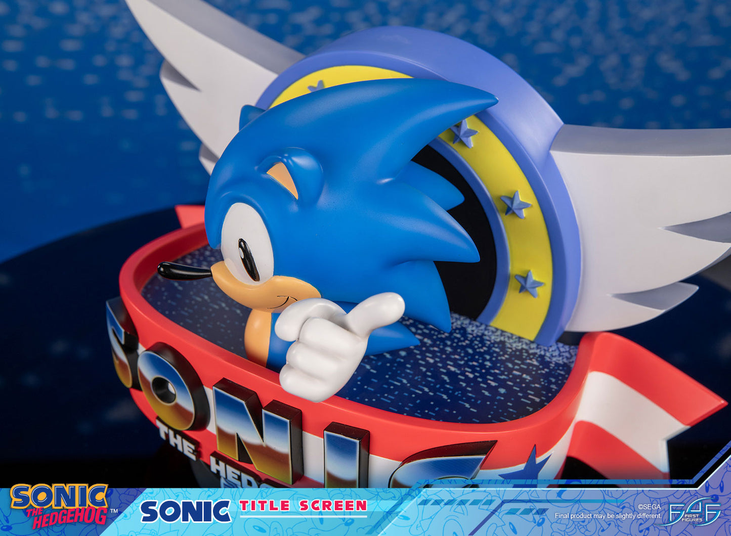 PRE ORDER – SONIC THE HEDGEHOG - SONIC TITLE SCREEN