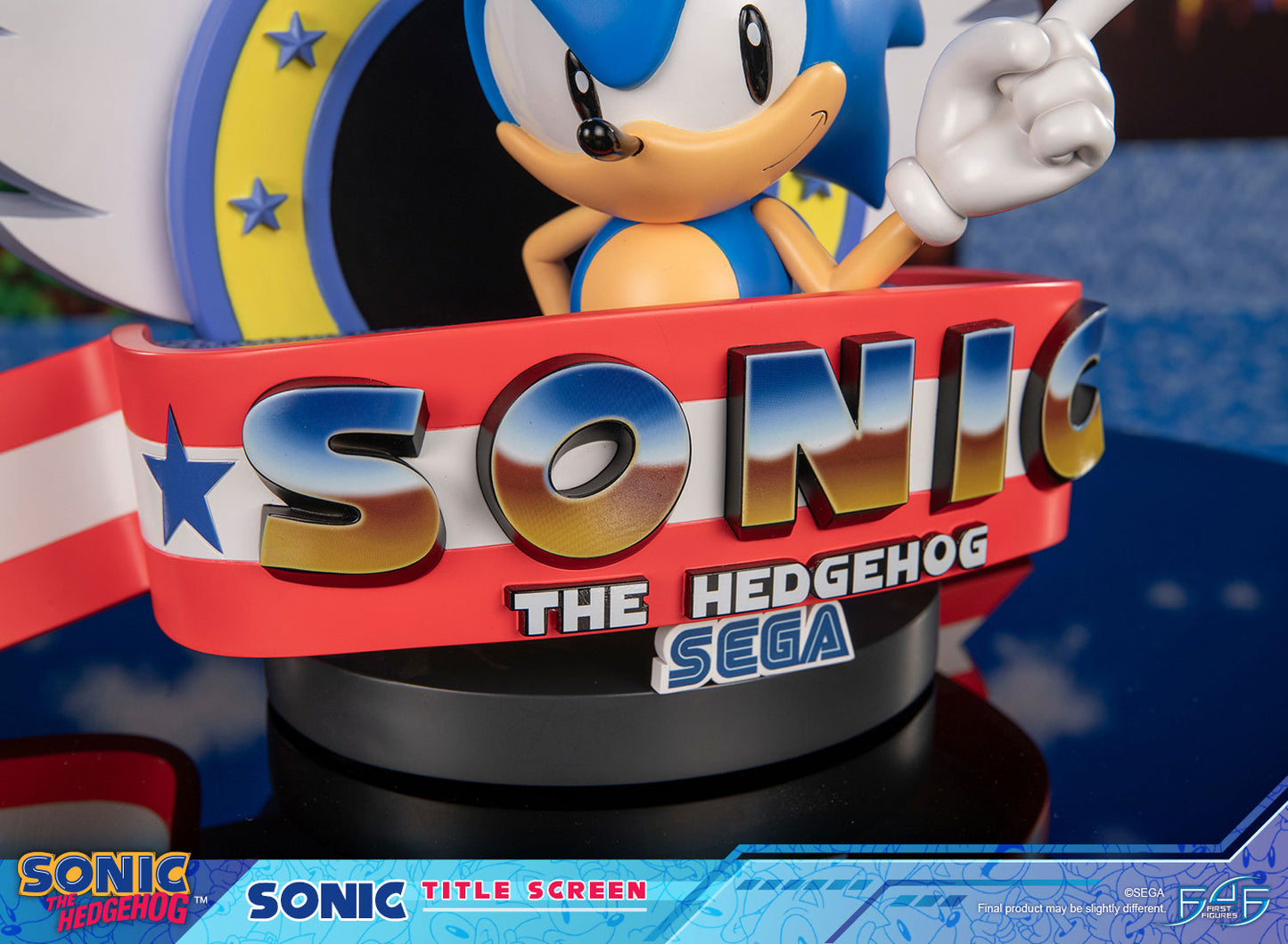 PRE ORDER – SONIC THE HEDGEHOG - SONIC TITLE SCREEN