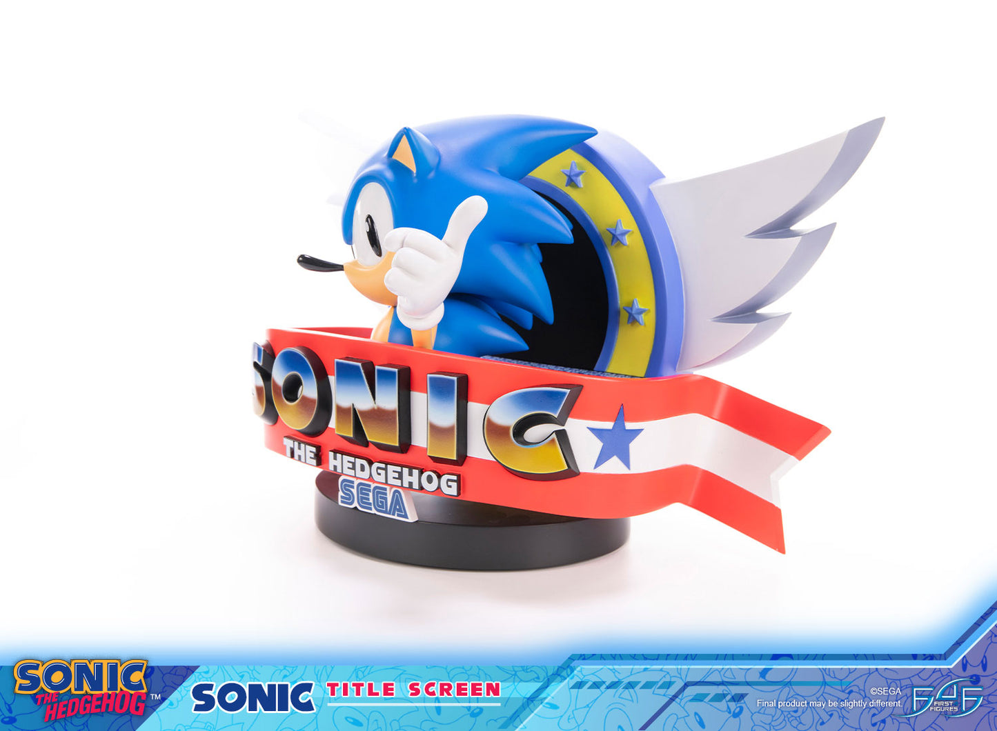 PRE ORDER – SONIC THE HEDGEHOG - SONIC TITLE SCREEN