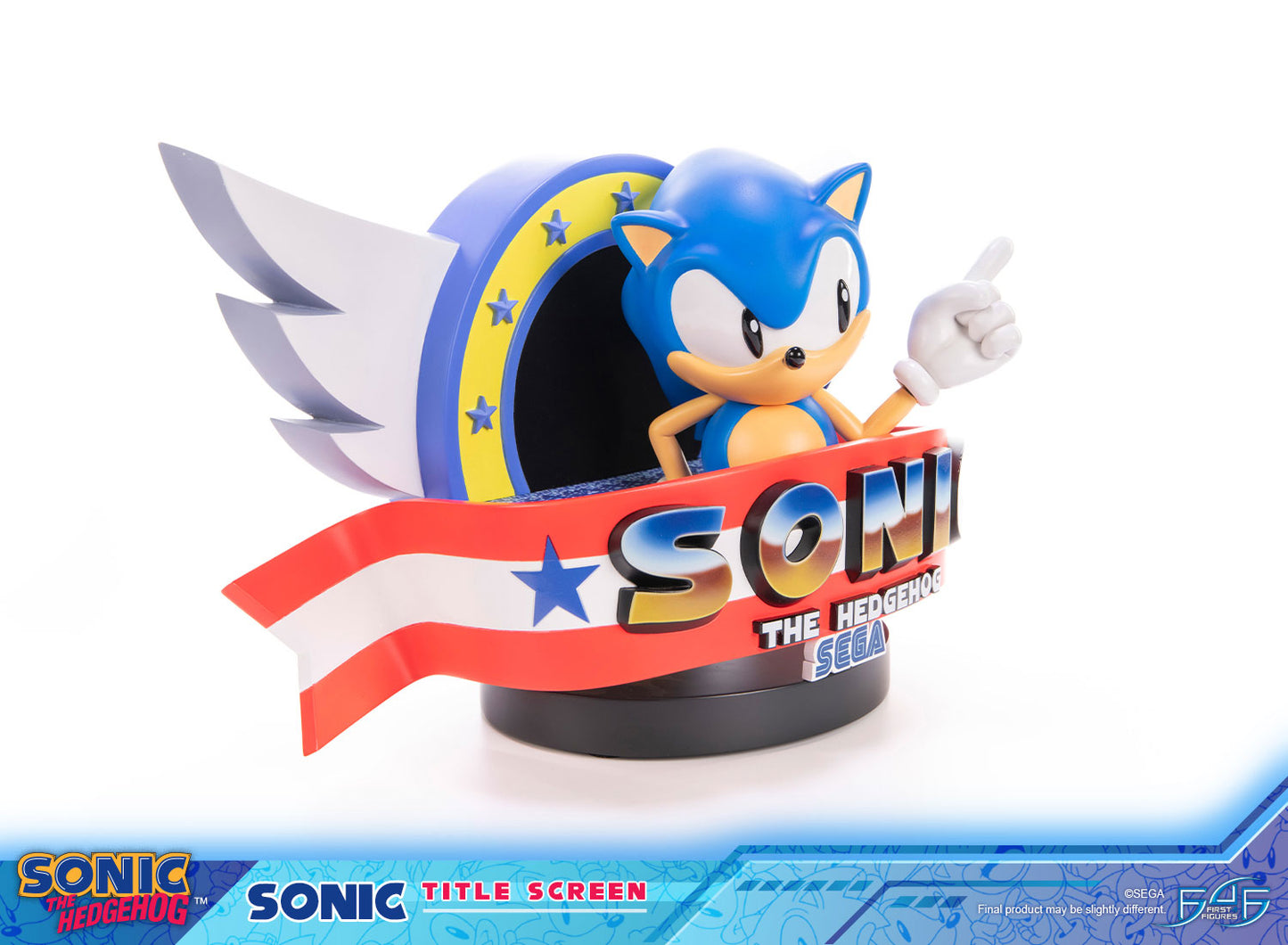 PRE ORDER – SONIC THE HEDGEHOG - SONIC TITLE SCREEN