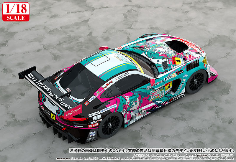 PRE ORDER – 1/18 GOOD SMILE HATSUNE MIKU AMG 2025 SEASON OPENING VER.