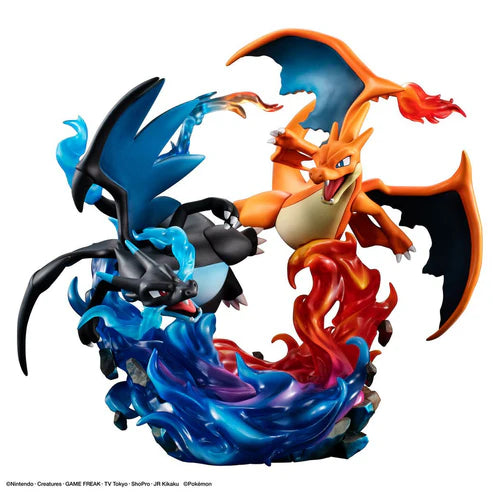 BACK ORDER – G.E.M. EX SERIES: POKÉMON - MEGA CHARIZARD X & MEGA CHARIZARD Y