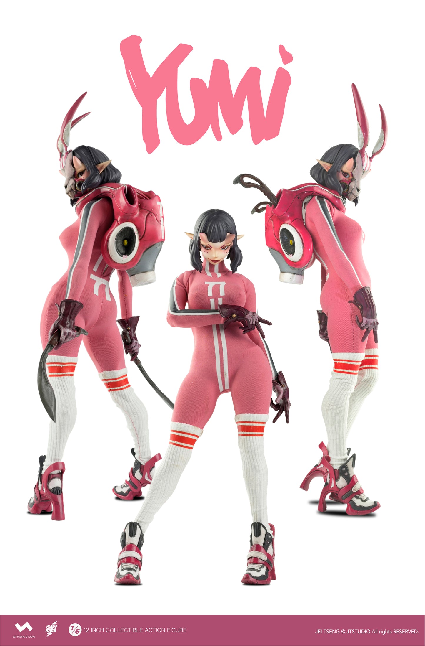 PRE ORDER – 1/6 GAKI RACE TWIN SISTERS YUMI PREMIUM VER