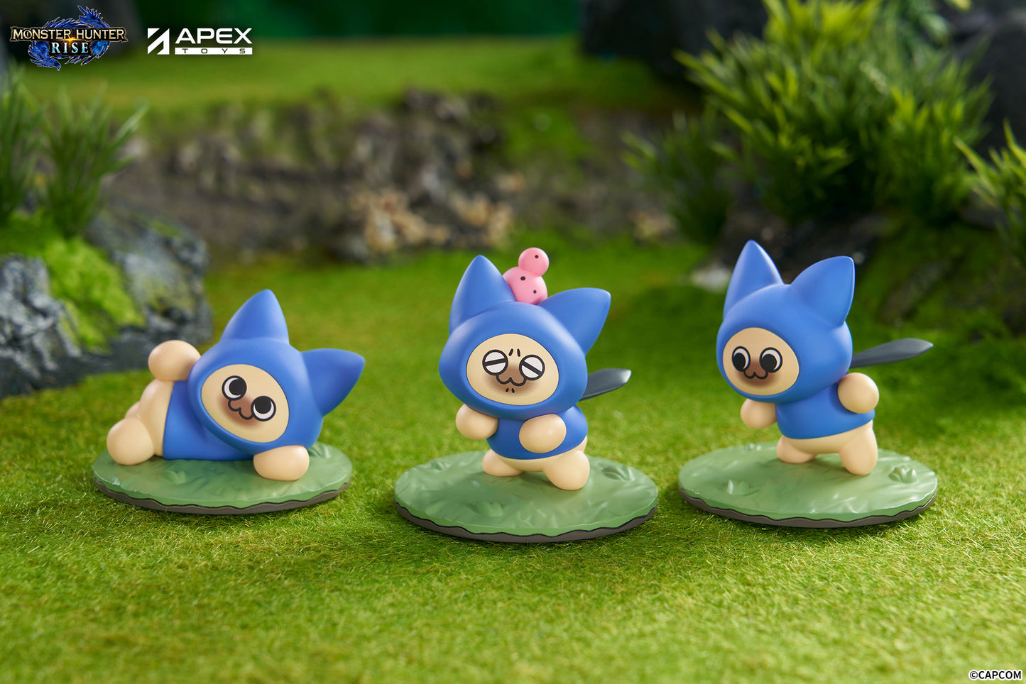 PRE ORDER – MONSTER HUNTER RISE: SUNBREAK - FELINE CAT - MINI TRADING FIGURE (WITH SET OF 6 FIGURES)