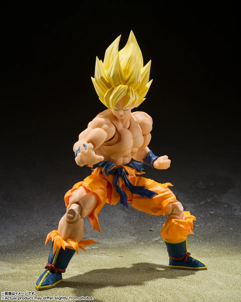 PRE ORDER – S.H.FIGUARTS DRAGON BALL Z - SUPER SAIYAN SON GOKU - LEGENDARY SUPER SAIYAN - (REPEAT)