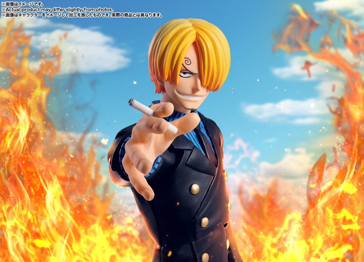 PRE ORDER – S.H.FIGUARTS ONE PIECE - SANJI - ROMANCE DAWN