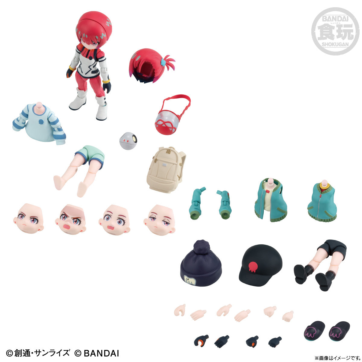 PRE ORDER – LINK TRAVELERS 「MOBILE SUIT GUNDAM GQUUUUUUX 」'S WORLD MACHU COORDINATE SET W/O GUM