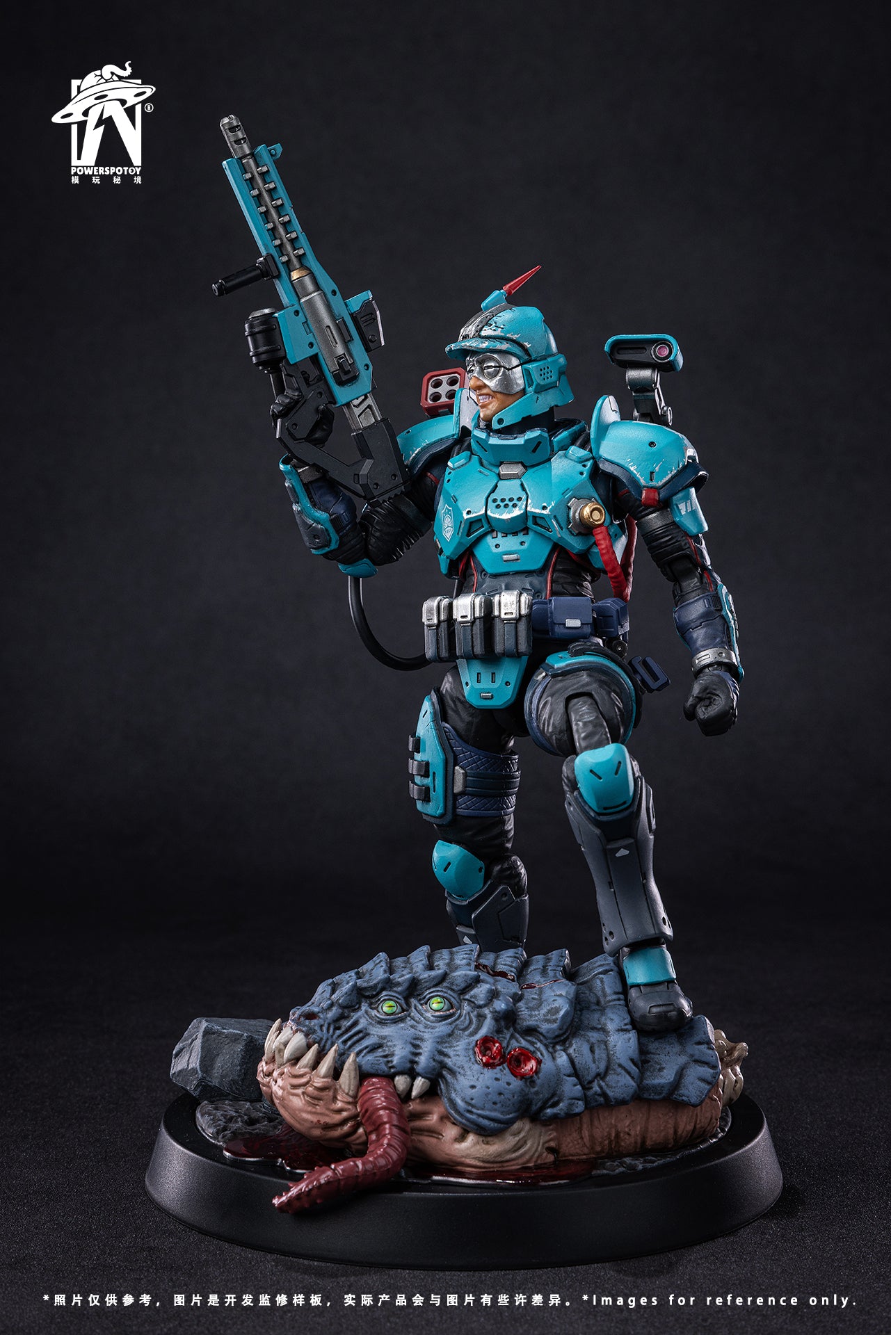 PRE ORDER – POWERSPOTOY 1/12 XPEDION STEEL THUNDER SPECIAL FORCE TACTICAL ARM DISPLAY BASE 6979182806790