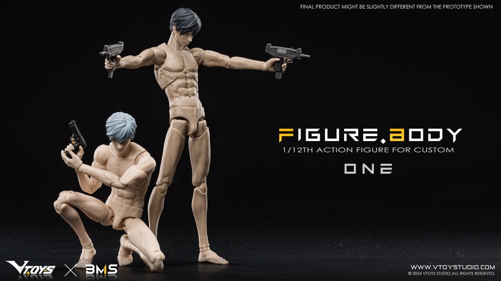 BACK ORDER – 1/12 FIGURE BODY ONE YELLOW SKIN