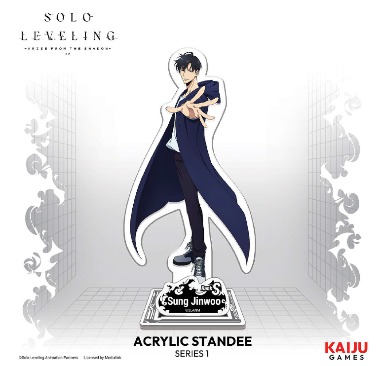 PRE ORDER – ACRYLIC STANDEE, SOLO LEVELING SERIES 1 (RANDOM BLIND BAG) (BOX OF 10)