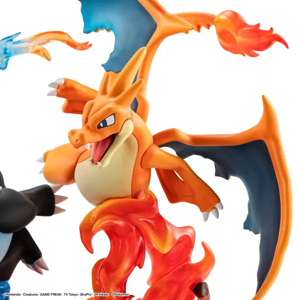 PRE ORDER – G.E.M. EX SERIES POKÉMON - MEGA CHARIZARD X & MEGA CHARIZARD Y COMPLETE FIGURES