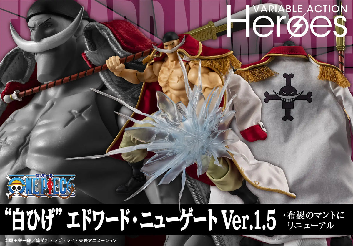 PRE ORDER – VARIABLE ACTION HEROES ONE PIECE - WHITE BEARD EDWARD NEWGATE VER.1.5