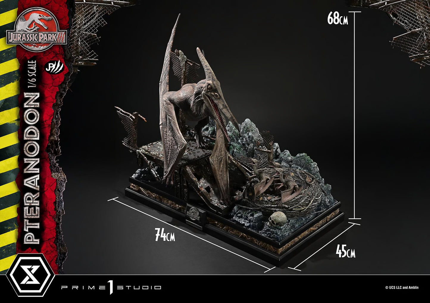 PRE ORDER – 1/6 LEGACY MUSEUM COLLECTION JURASSIC PARK III (FILM) PTERANODON SCALE