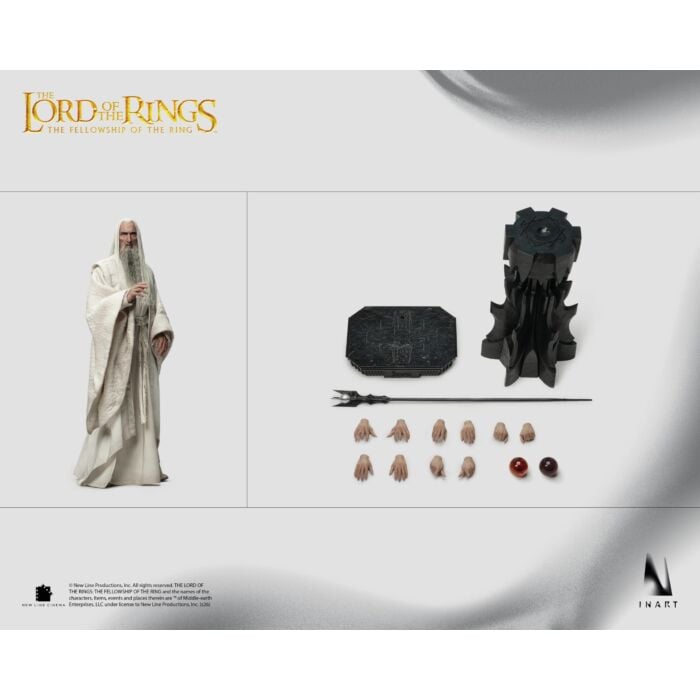 PRE ORDER – 1/6 INART - THE LORD OF THE RINGS: THE FELLOWSHIP OF THE RING - SARUMAN - COLLECTIBLE FIGURE