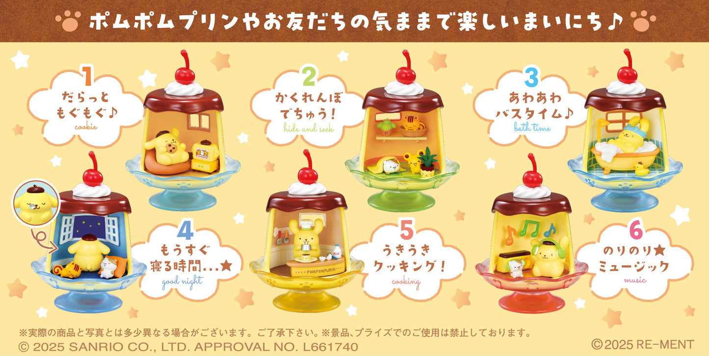 PRE ORDER – SANRIO CHARACTERS - POMPOMPURIN DAILY MOMENTS (SET OF 6)