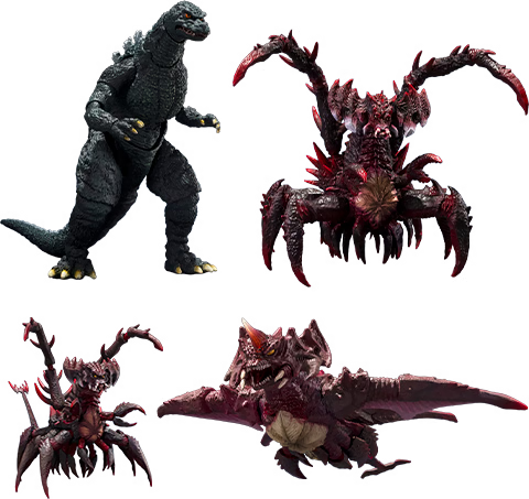 BACK ORDER – S.H.MONSTERARTS GODZILLA JR & DESTOROYAH EVOLUTION