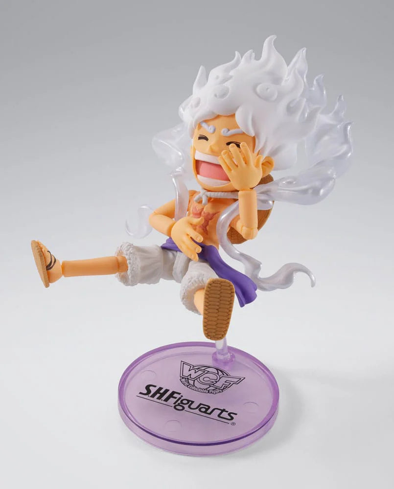 PRE ORDER – S.H.FIGUARTS ONE PIECE - WORLD COLLECTABLE FIGURE PREMIUM - MONKEY D.LUFFY GEAR 5 SPECIAL + S.H.FIGUARTS MONKEY D. LUFFY - GEAR 5 SET