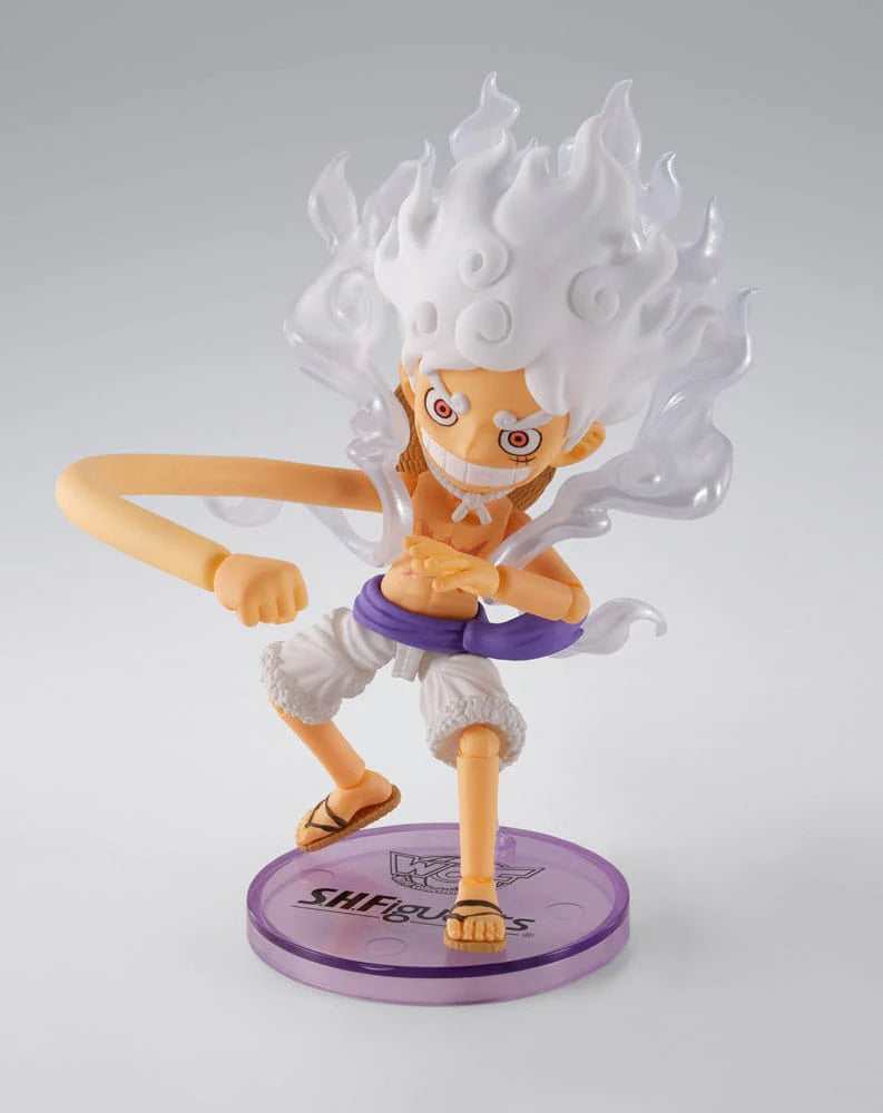 PRE ORDER – S.H.FIGUARTS ONE PIECE - WORLD COLLECTABLE FIGURE PREMIUM - MONKEY D.LUFFY GEAR 5 SPECIAL + S.H.FIGUARTS MONKEY D. LUFFY - GEAR 5 SET