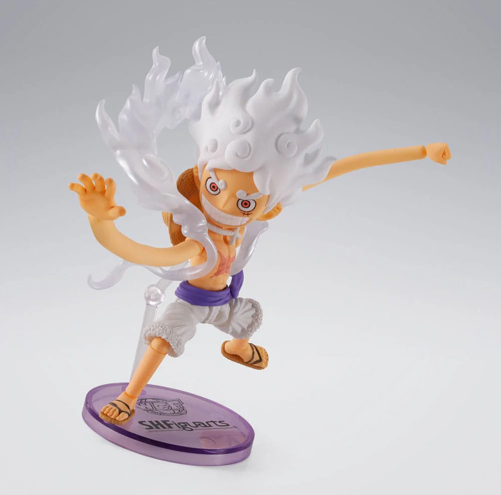 PRE ORDER – S.H.FIGUARTS ONE PIECE - WORLD COLLECTABLE FIGURE PREMIUM - MONKEY D.LUFFY GEAR 5 SPECIAL + S.H.FIGUARTS MONKEY D. LUFFY - GEAR 5 SET