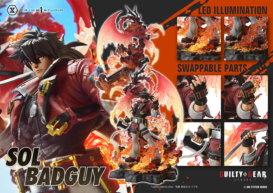 PRE ORDER – 1/4 ULTIMATE PREMIUM MASTERLINE GUILTY GEAR -STRIVE- SOL BADGUY
