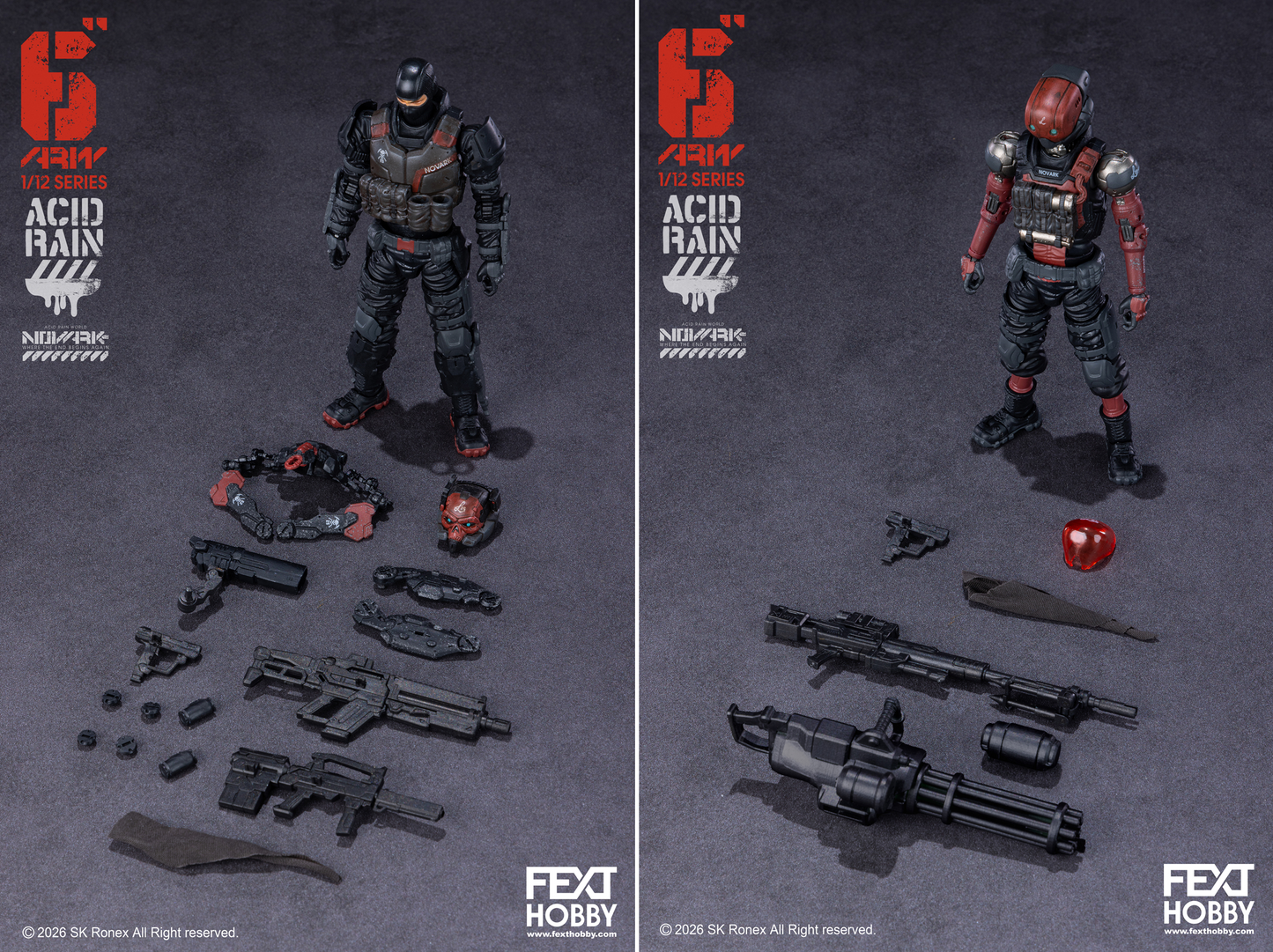 PRE ORDER – 1/12 FXH-ARV-005 & FXH-ARV-006 VALERIUS + ESCORT-L (SET OF 2)