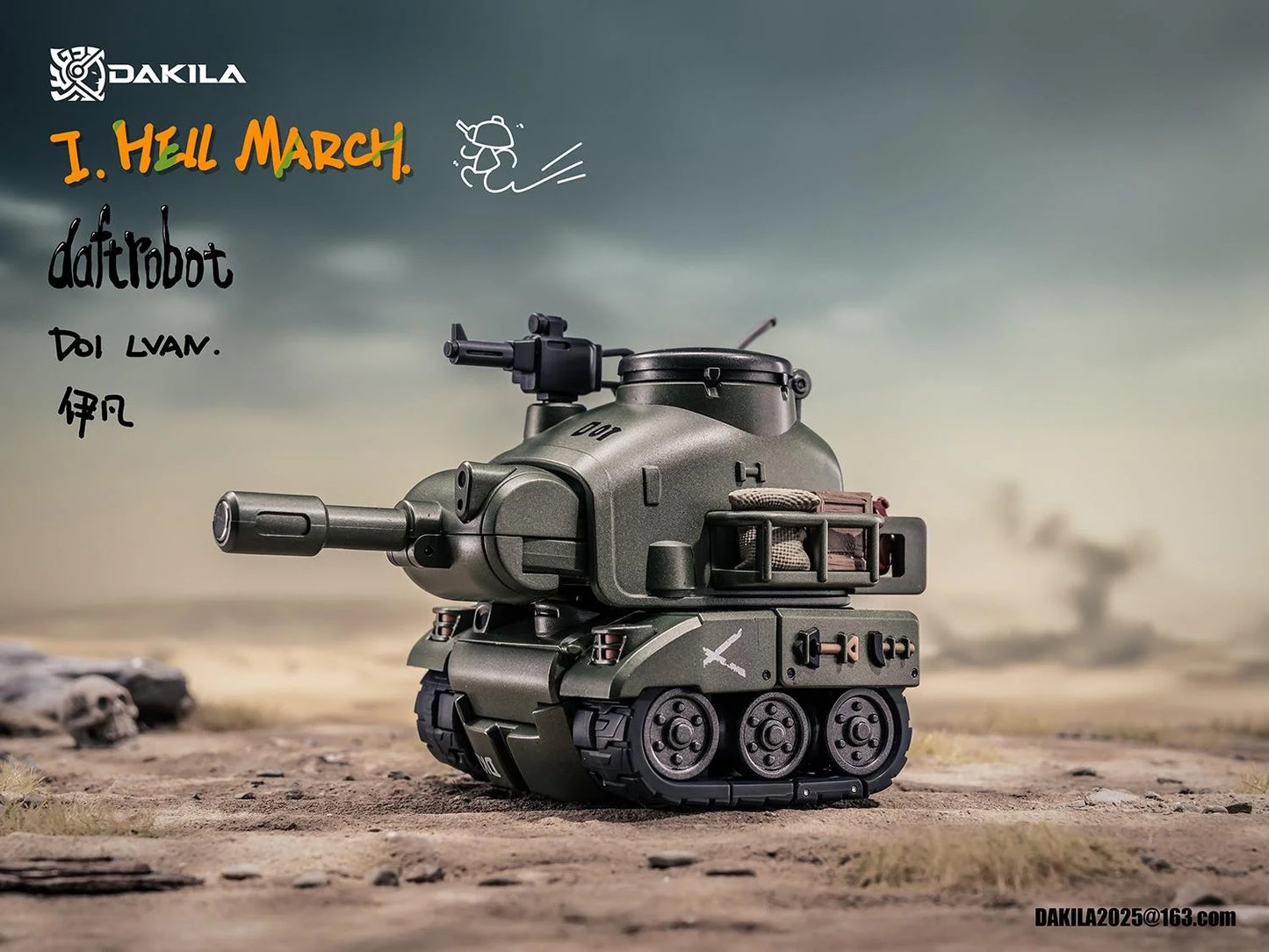 PRE ORDER – DAKILA D01 DAFTBOTS SERIES LVAN