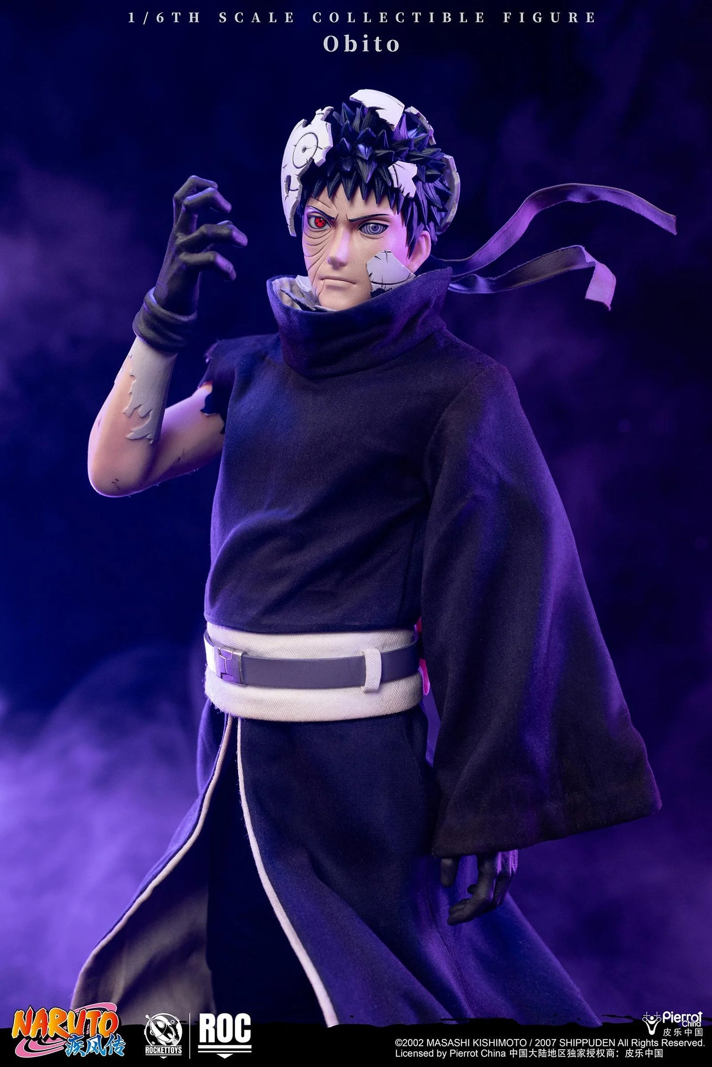 PRE ORDER – ROCKETTOYS ROC-022 1/6 NARUTO SHIPPUDEN OBITO