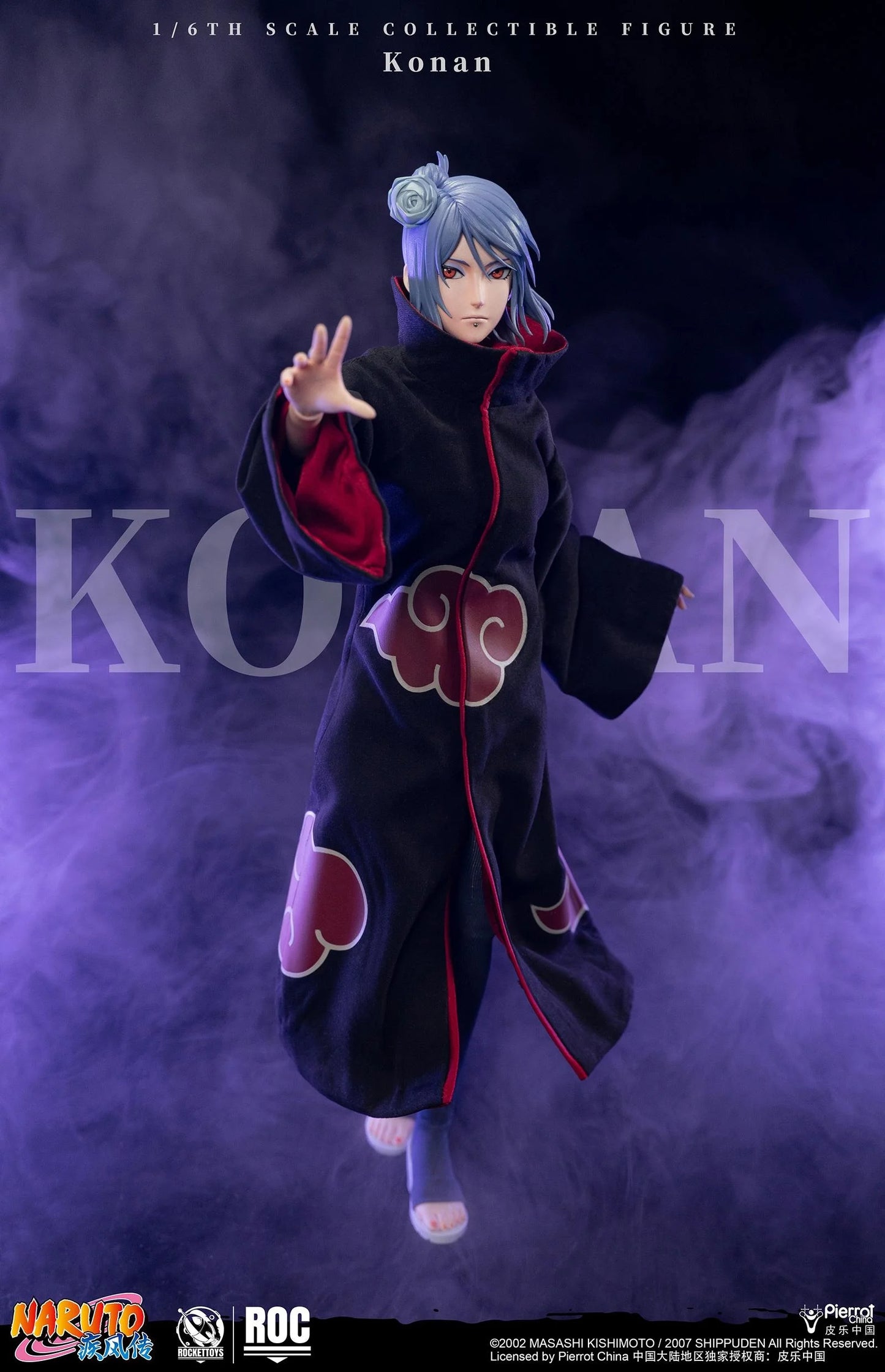 PRE ORDER – ROCKETTOYS ROC-023 1/6 NARUTO SHIPPUDEN KONAN