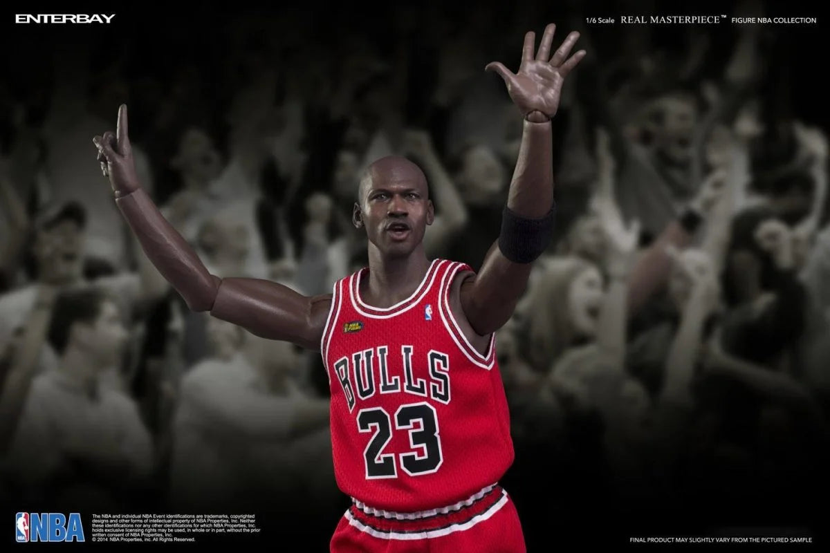 PRE ORDER – 1/6 ENTERBAY EB RM-1058 REAL MASTERPIECE NBA SERIES MICHAEL JORDAN (SERIES 2) #23 GUEST VERSION WAX FIGURE