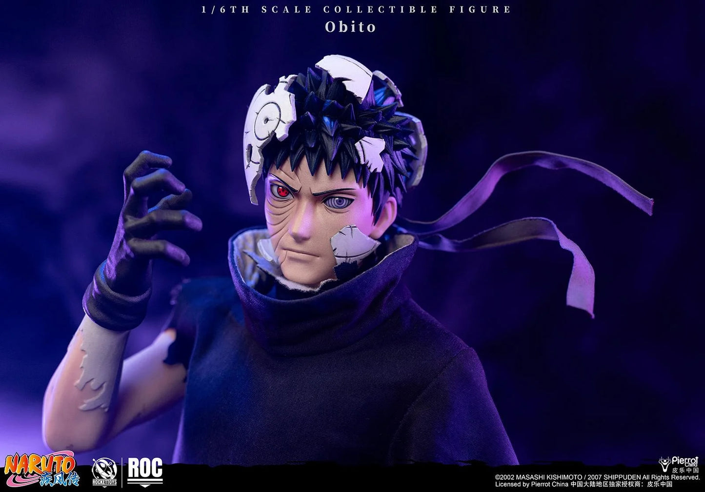PRE ORDER – ROCKETTOYS ROC-022 1/6 NARUTO SHIPPUDEN OBITO