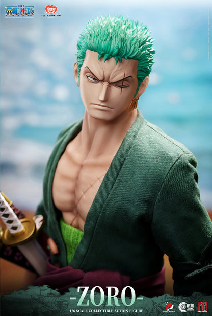 PRE ORDER – PIXEL POSES | COSMIC CREATIONS × JIMEI PALACE 1/6 ONE PIECE RORONOA ZORO ACTION FIGURE OVERSEAS VERSION PP-200595 DELUXE EDITION