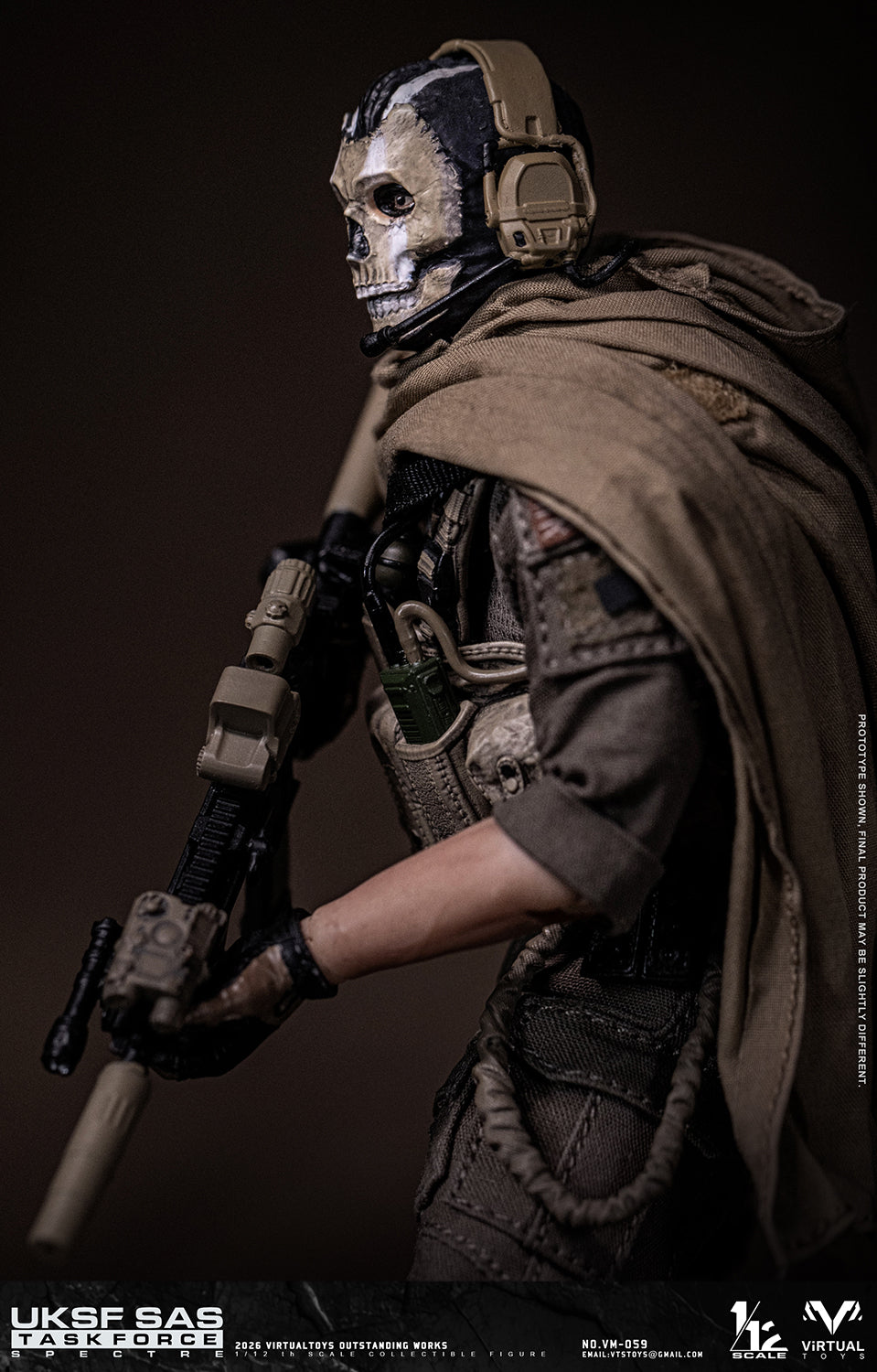 PRE ORDER – 1/12 VTSTOYS UK SAS TASK FORCE ACTION FIGURE NO.VM059