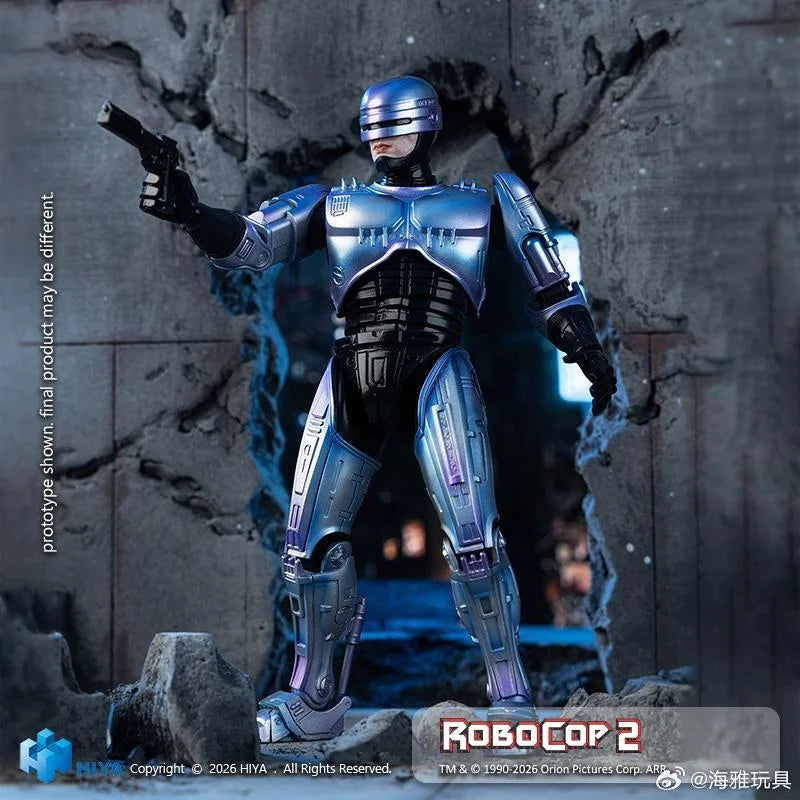 PRE ORDER – 1/12 HIYA EXQUISITE SUPER SERIES SCALE 6.5 INCH ROBOCOP 2 ROBOCOP