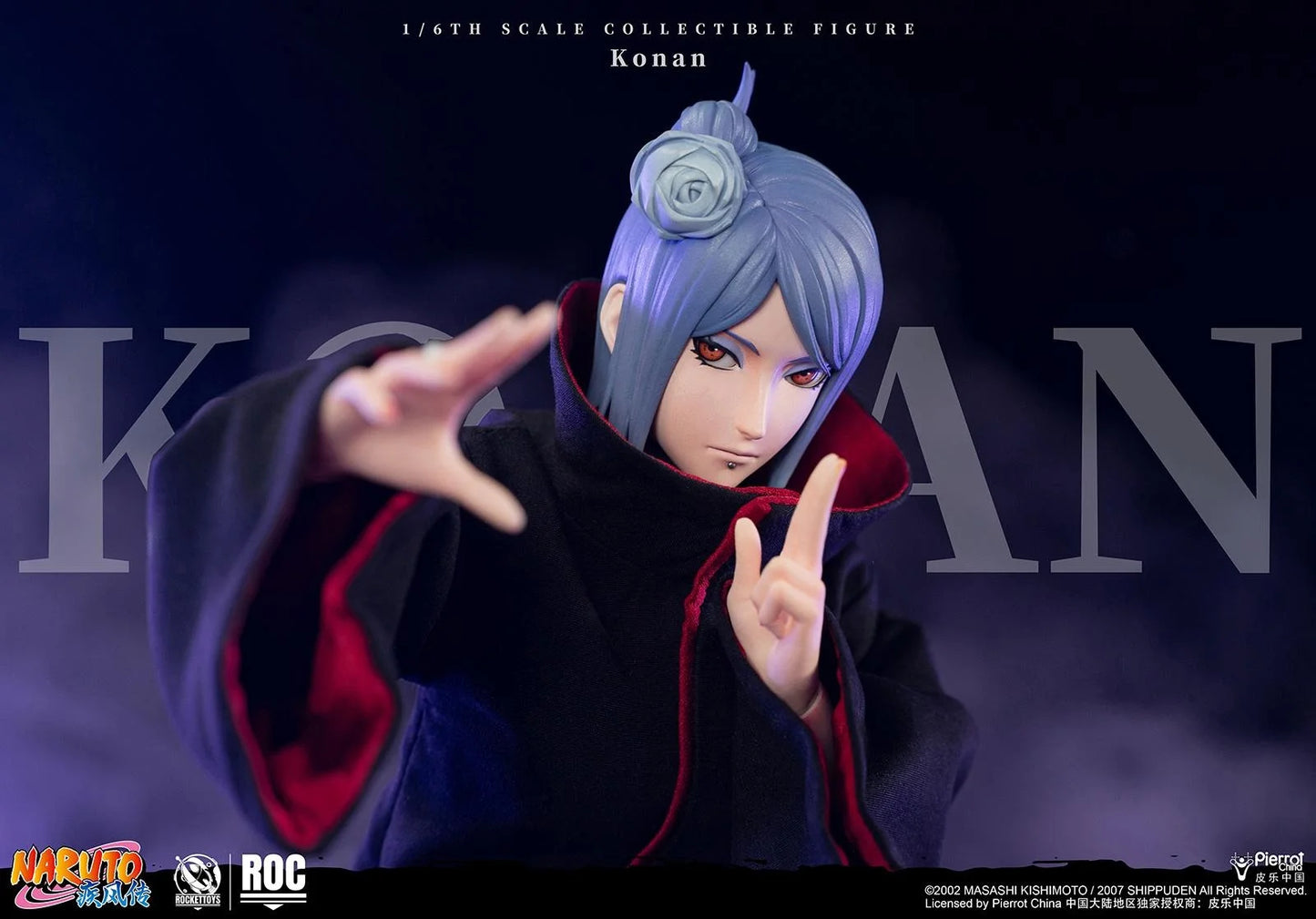 PRE ORDER – ROCKETTOYS ROC-023 1/6 NARUTO SHIPPUDEN KONAN
