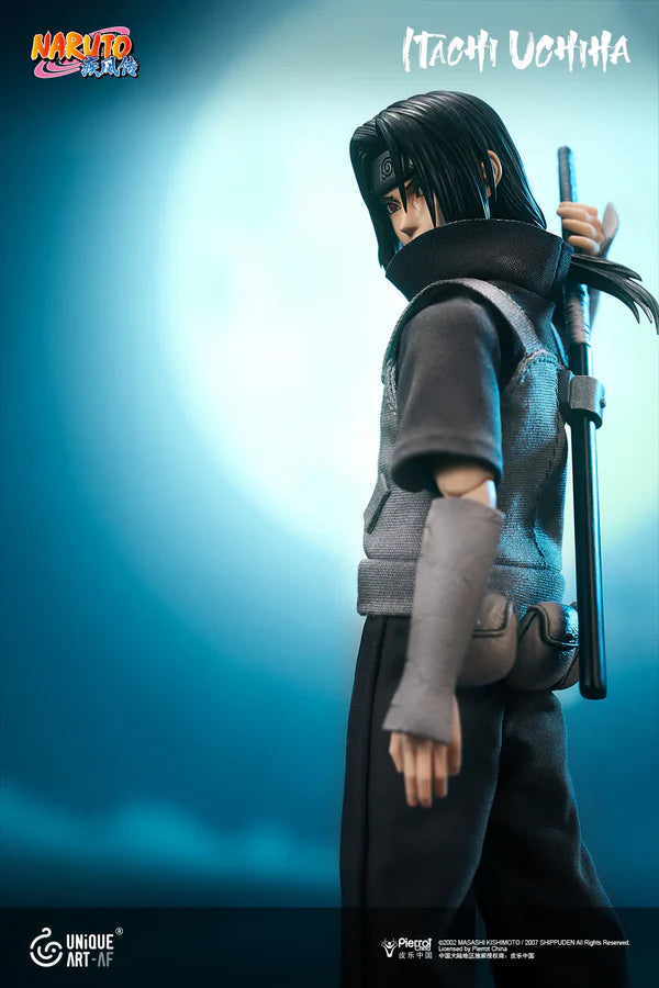 PRE ORDER – UNIQUE ART 1/12 NARUTO SHIPPUDEN - UCHIHA ITACHI PLAYABLE VERSION UA001B