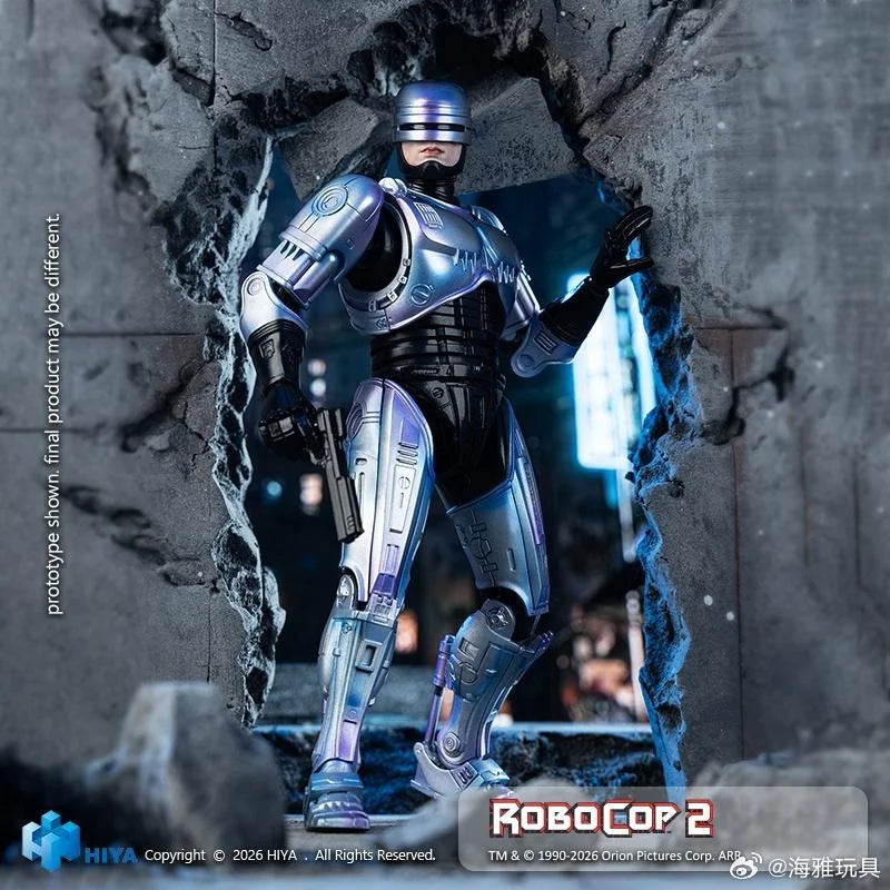 PRE ORDER – 1/12 HIYA EXQUISITE SUPER SERIES SCALE 6.5 INCH ROBOCOP 2 ROBOCOP