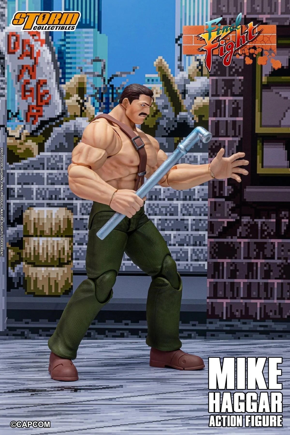 PRE ORDER – STORM COLLECTIBLES - CAFF01 - 1/12 MIKE HAGGAR - FINAL FIGHT