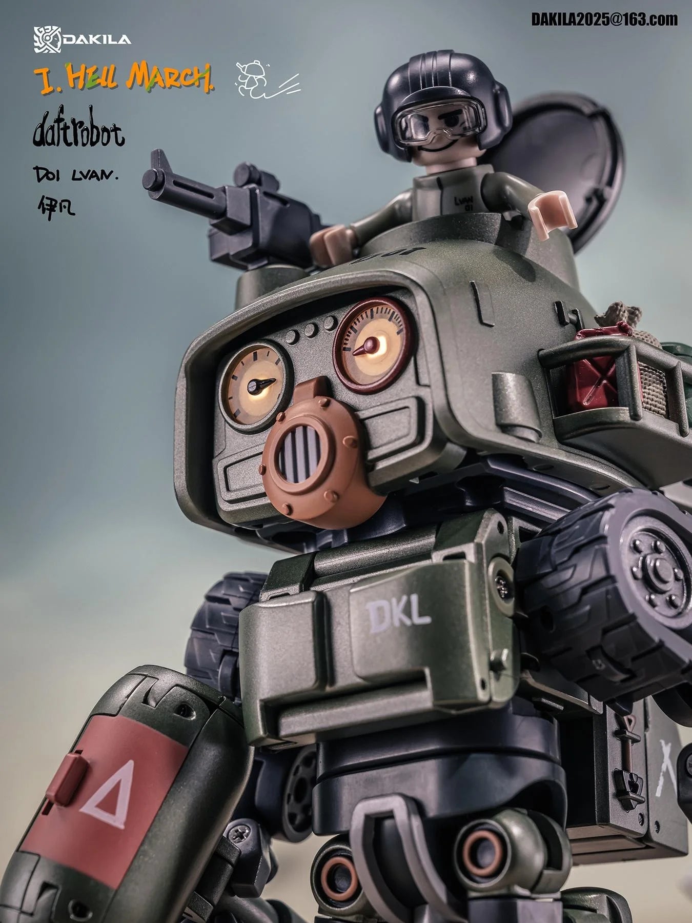 PRE ORDER – DAKILA D01 DAFTBOTS SERIES LVAN