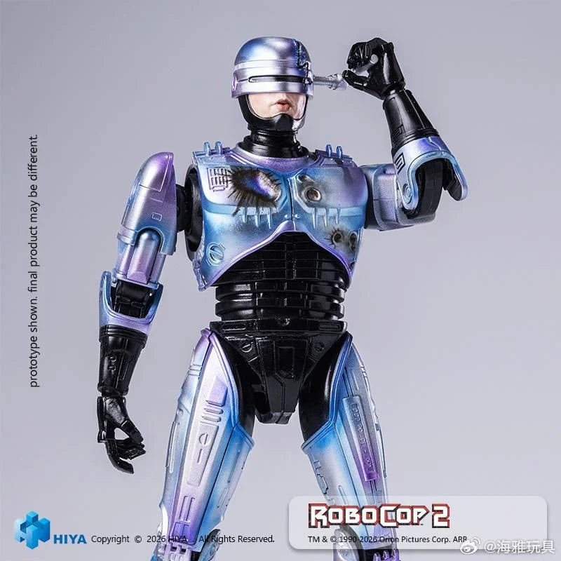 PRE ORDER – 1/12 HIYA EXQUISITE SUPER SERIES SCALE 6.5 INCH ROBOCOP 2 ROBOCOP
