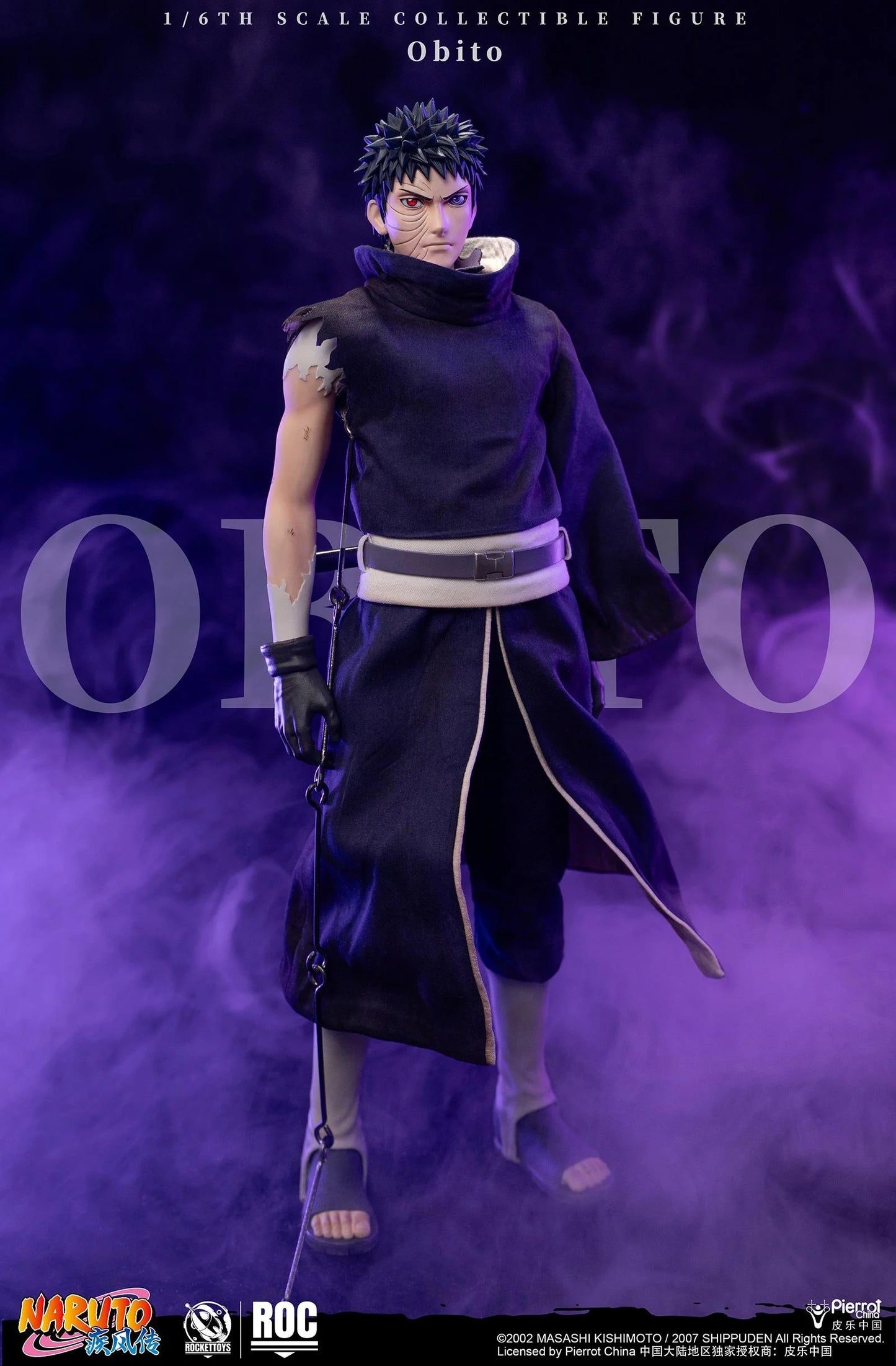 PRE ORDER – ROCKETTOYS ROC-022 1/6 NARUTO SHIPPUDEN OBITO