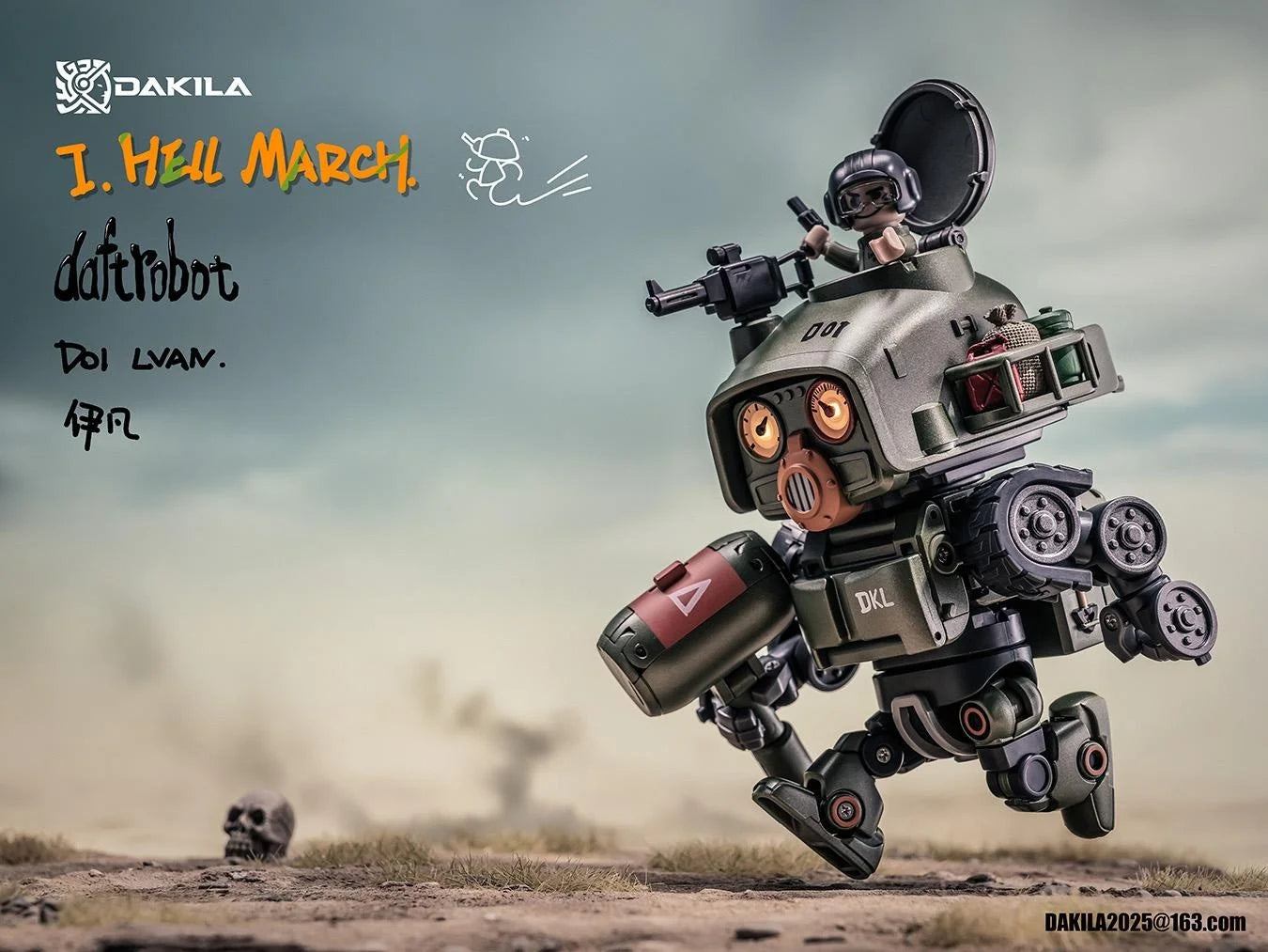 PRE ORDER – DAKILA D01 DAFTBOTS SERIES LVAN