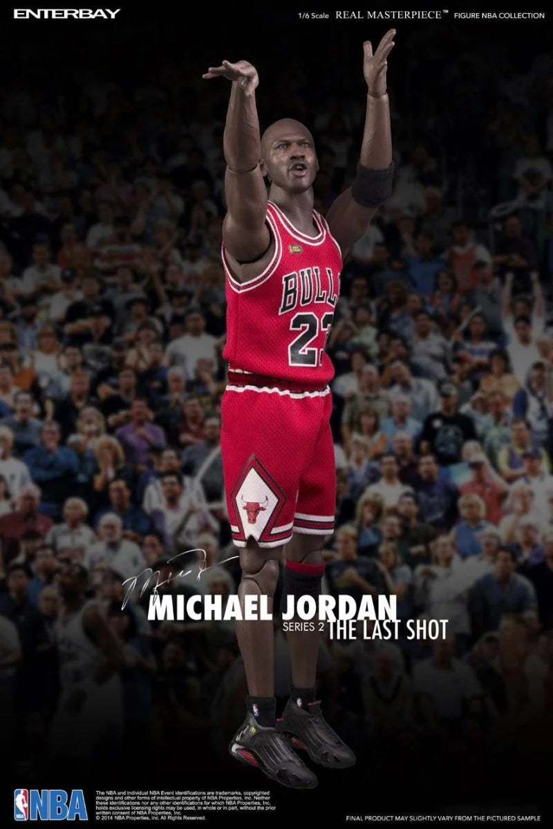 PRE ORDER – 1/6 ENTERBAY EB RM-1058 REAL MASTERPIECE NBA SERIES MICHAEL JORDAN (SERIES 2) #23 GUEST VERSION WAX FIGURE